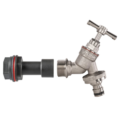 ½″ BSP Water Butt Extension – Nickel Brass Quick Tap