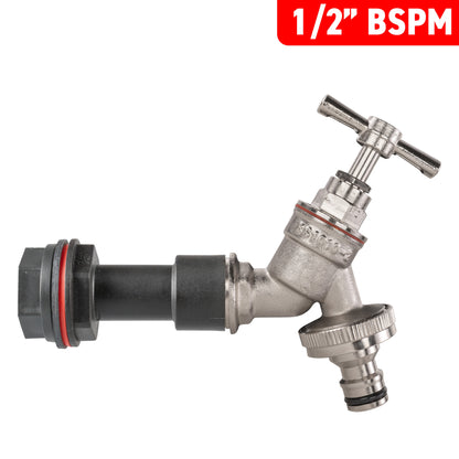 ½″ Water Butt Extension – Nickel-Plated Quick Tap & Cutter