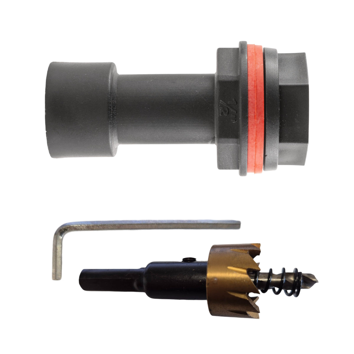 ½″ BSP Water Butt Extension – Nut, Washers & 21mm Cutter