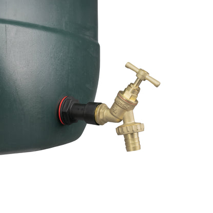 Water Butt Extension Kit 3/4" BSP with Brass Barbed Tap