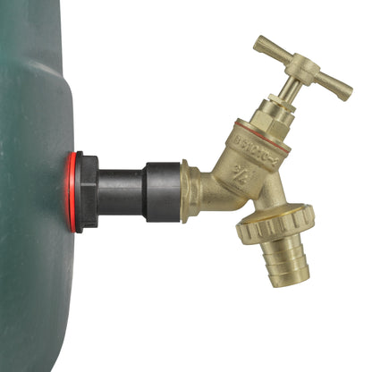 Water Butt Extension Kit 3/4" BSP with Brass Barbed Tap