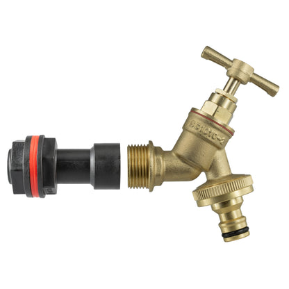 Water Butt Extension Kit 3/4" BSP with Brass Quick Connect Tap