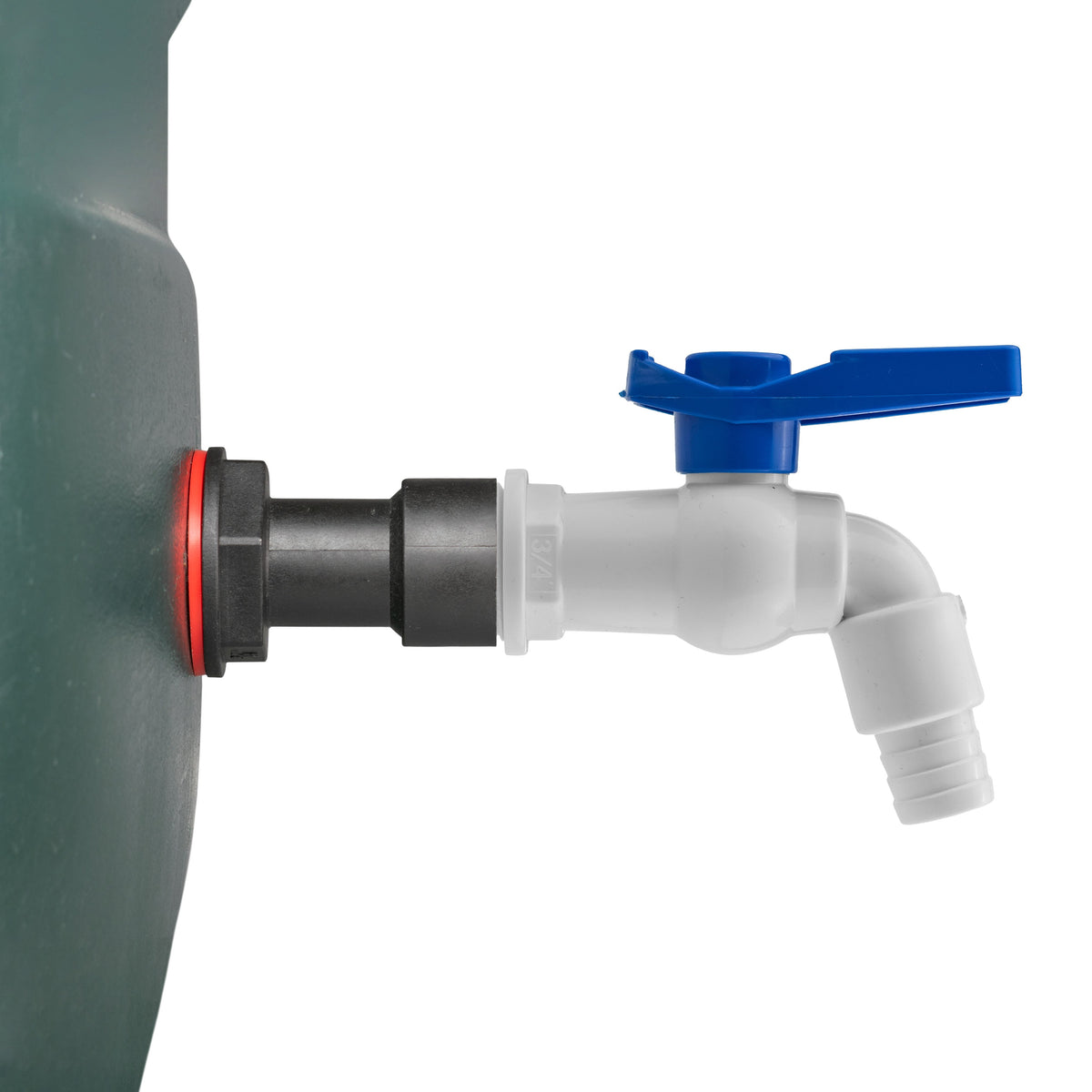 ¾″ Water Butt Extension – White PVC Tap & Cutter