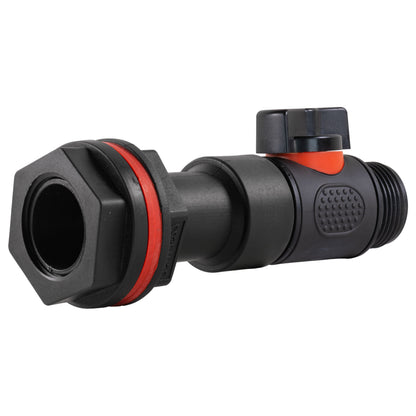 ¾″ BSP Water Butt Extension – Valve & ¾″ BSP Male Outlet
