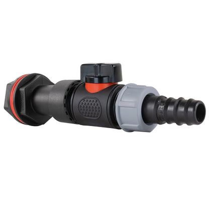 ¾″ Water Butt Extension – 20mm Irrigation Barb Valve & Cutter