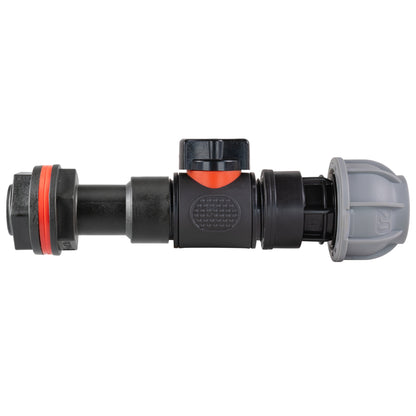 ¾″ Water Butt Extension – 20mm MDPE Outlet Valve & Cutter