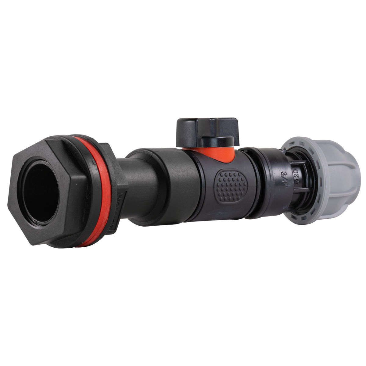 ¾″ BSP Water Butt Extension – Valve & 20mm MDPE Connector