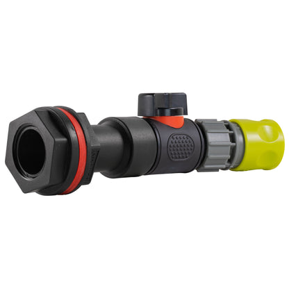 ¾″ Water Butt Extension – Lime Female Quick Coupling Valve & Cutter