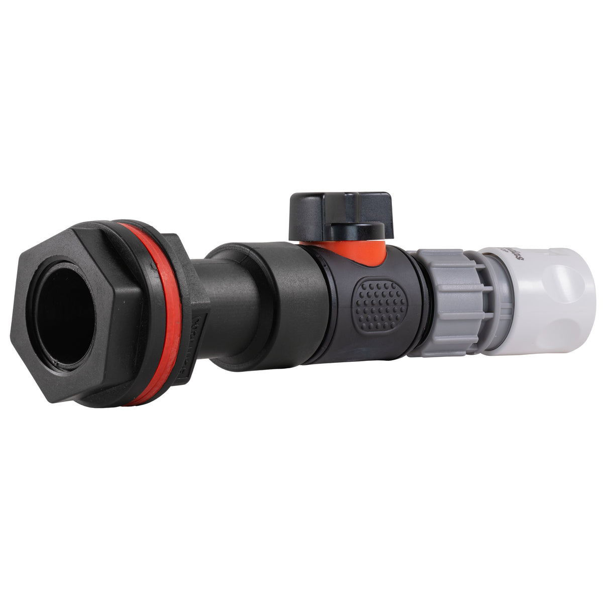 ¾″ BSP Water Butt Extension – Valve & Grey/White Quick Socket