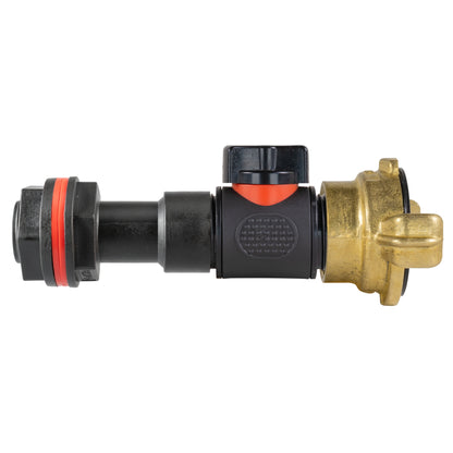 ¾″ Water Butt Extension – Brass Claw Outlet Valve & Cutter