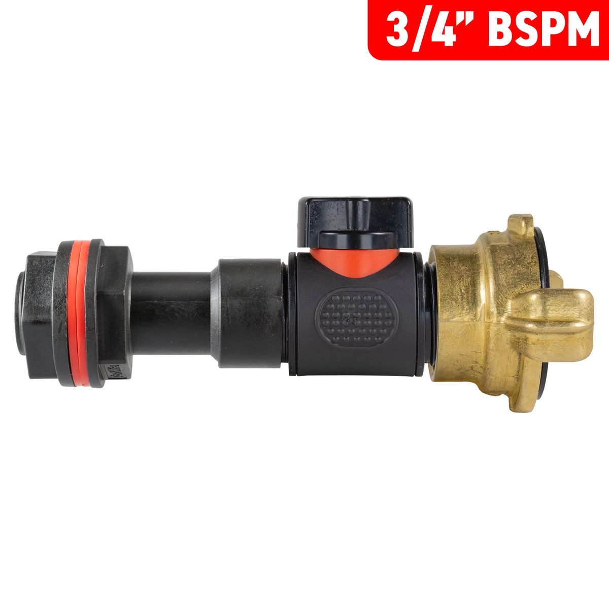 ¾″ BSP Water Butt Extension – Valve & Brass Claw Outlet