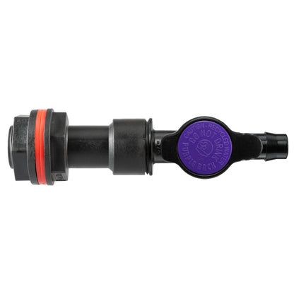 ¾″ BSP Water Butt Extension – Antelco 13mm Irrigation Valve; supplied fittings shown.