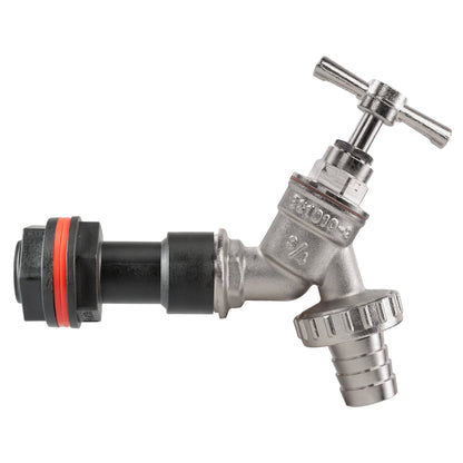 ¾″ Water Butt Extension – Nickel-Plated Barbed Tap & Cutter