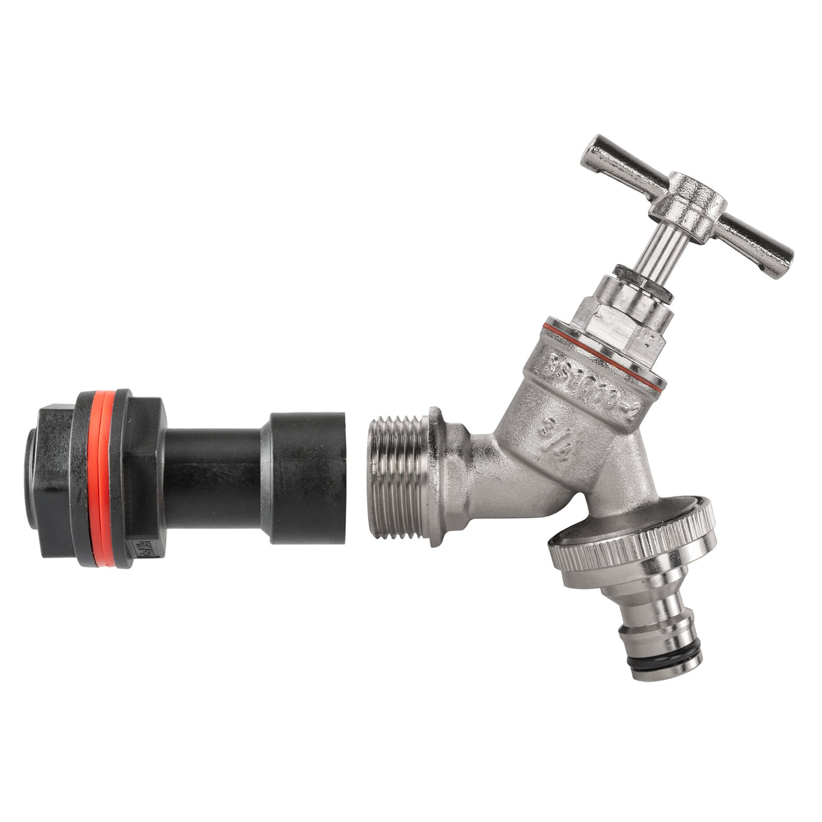 ¾″ Water Butt Extension – Nickel-Plated Quick Tap & Cutter