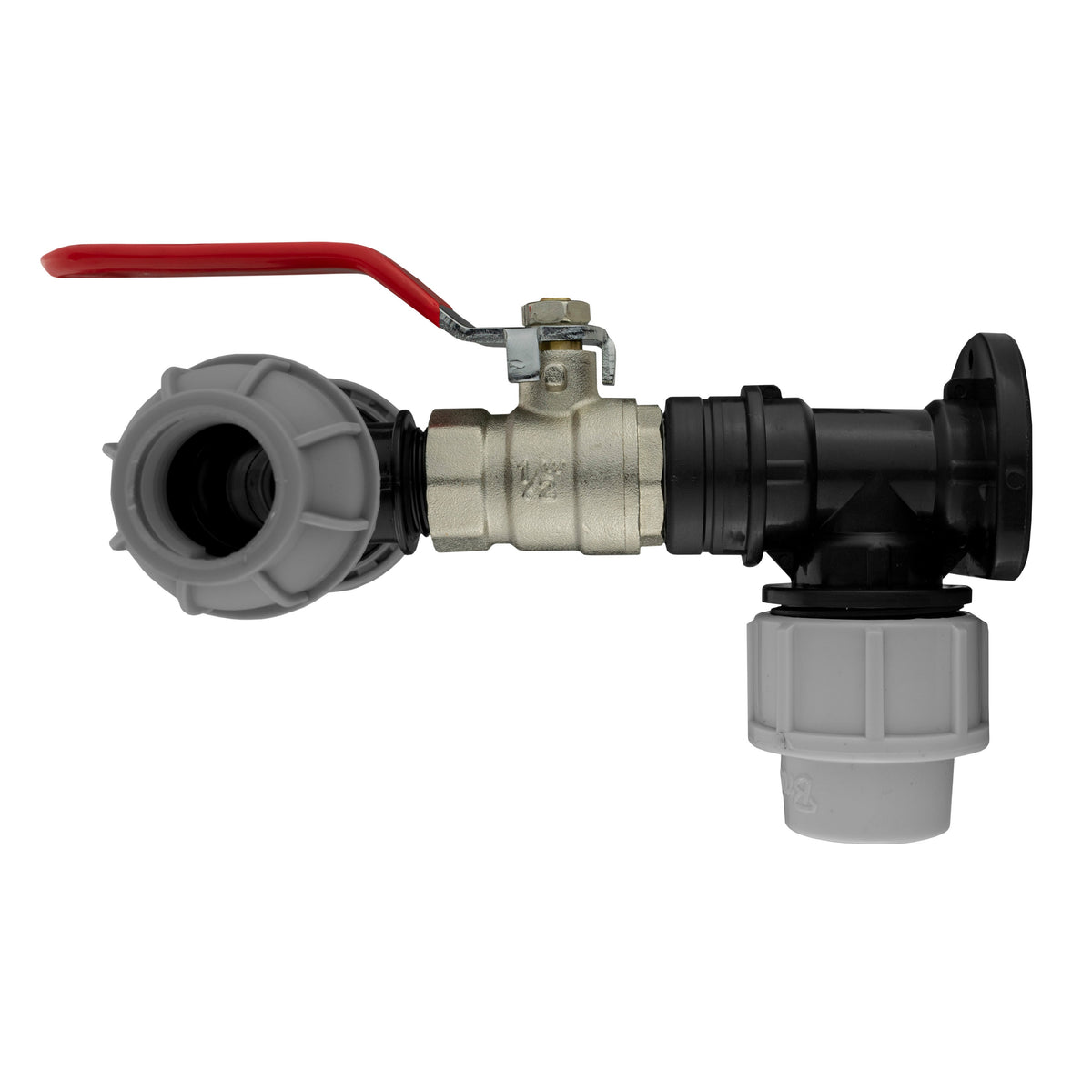 20mm MDPE Wall Kit – Lever Valve & 20mm MDPE Tee