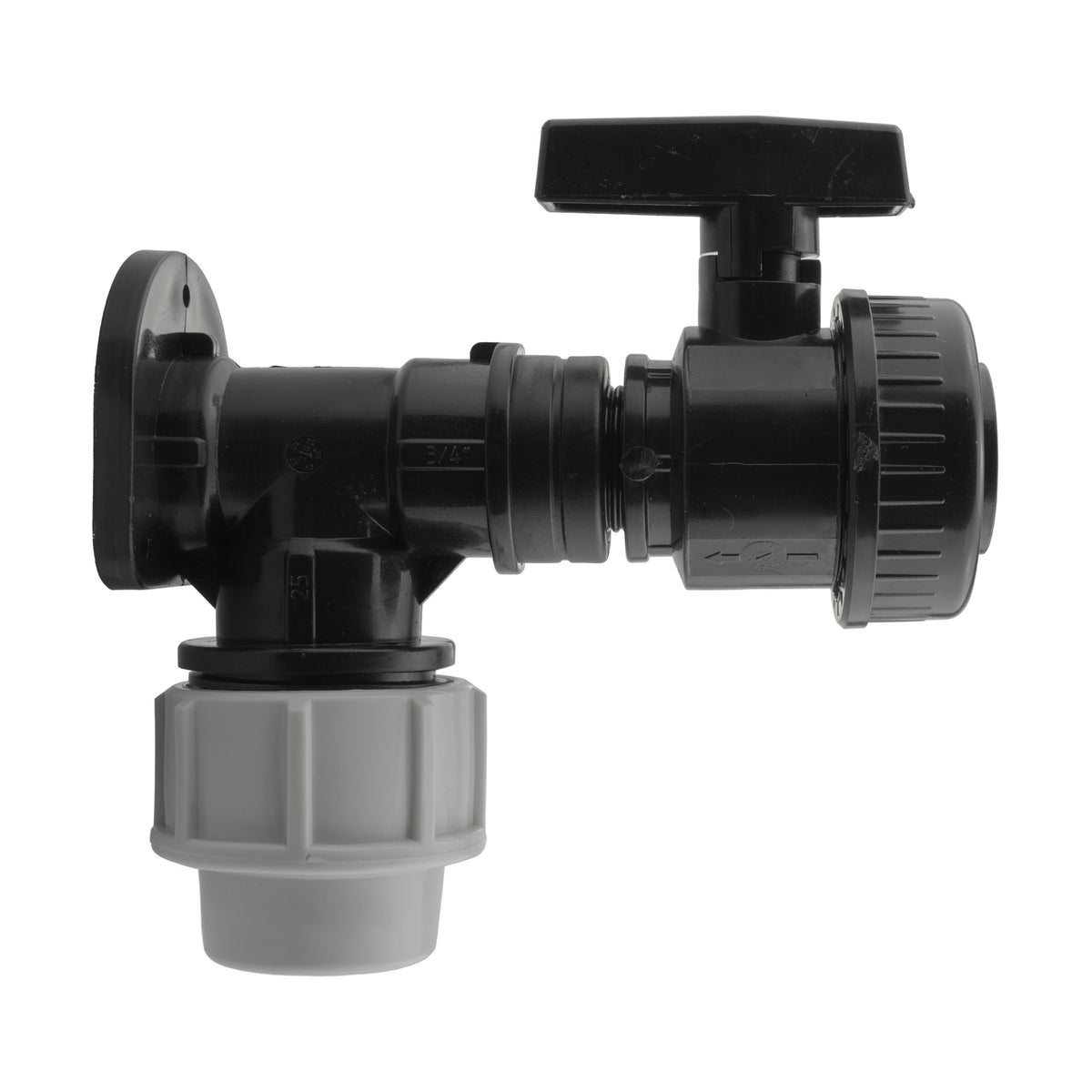 32mm MDPE Wall Kit – Large Union Valve
