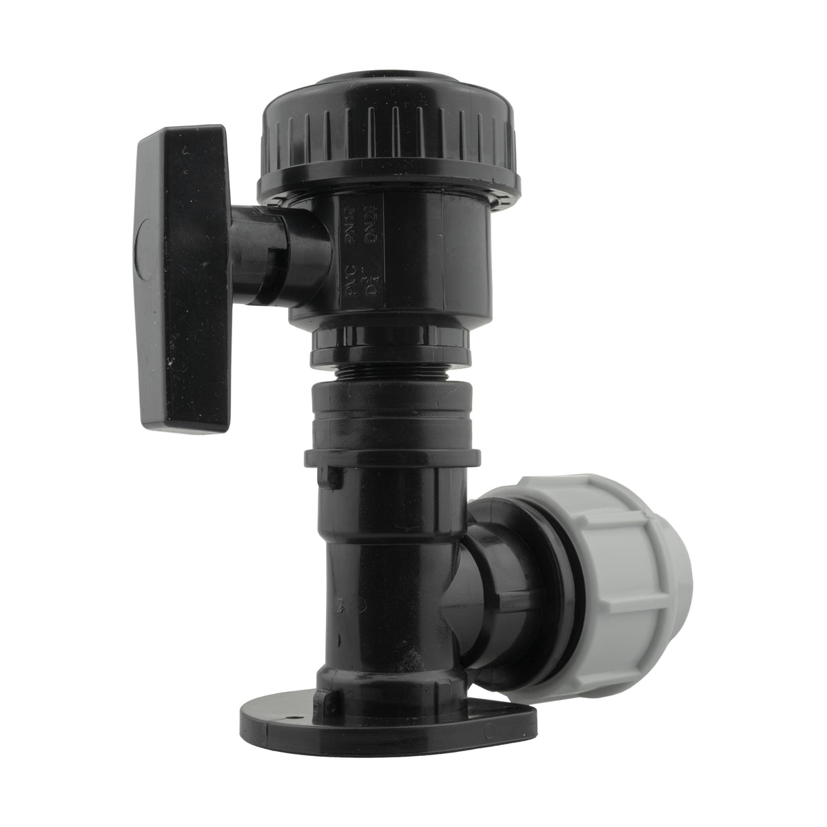 32mm MDPE Wall Kit – Large Union Valve