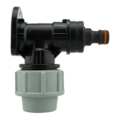 32mm MDPE Wall Kit – Male Quick-Connect Plug