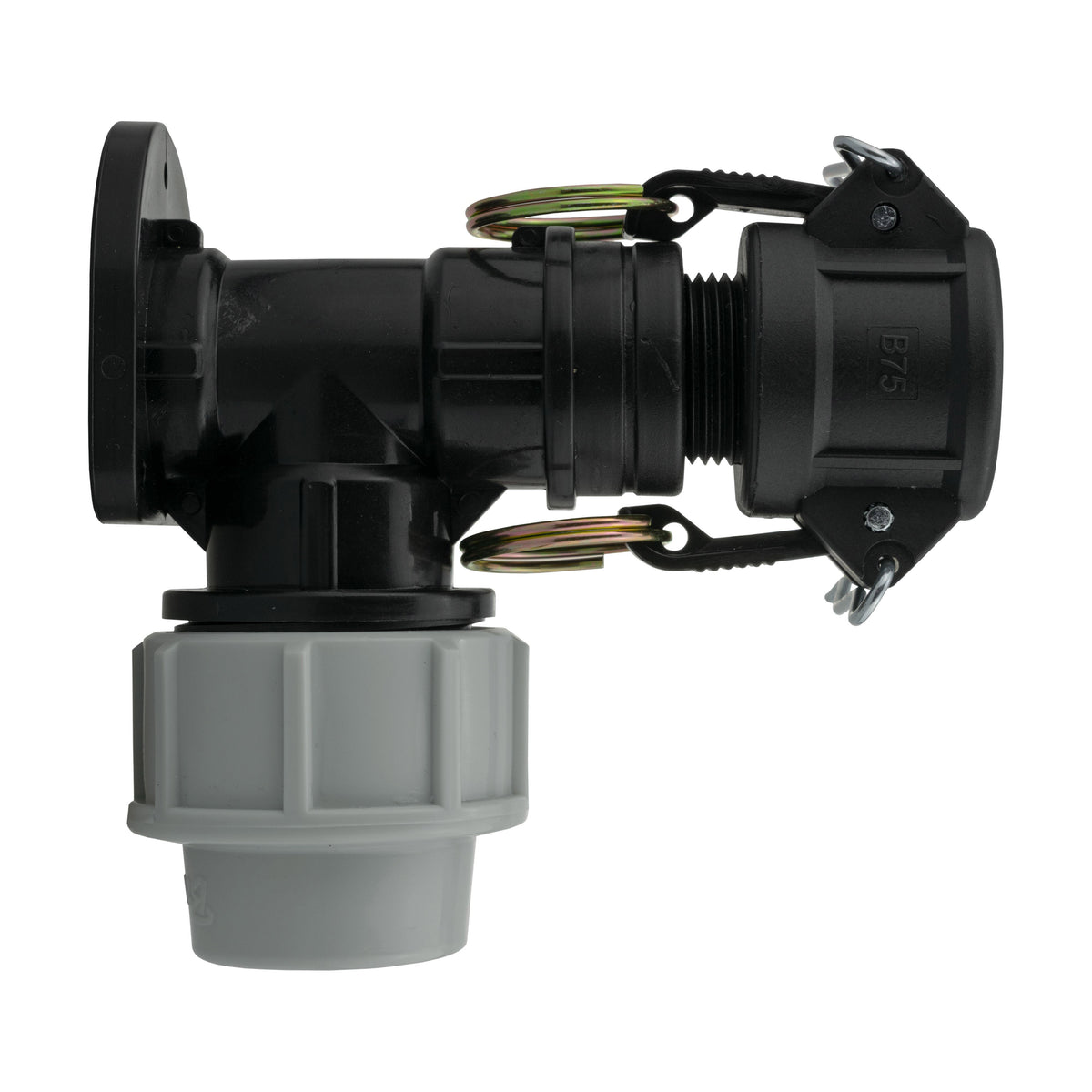 25mm MDPE Wall Kit – ¾″ Type B Camlock Coupler