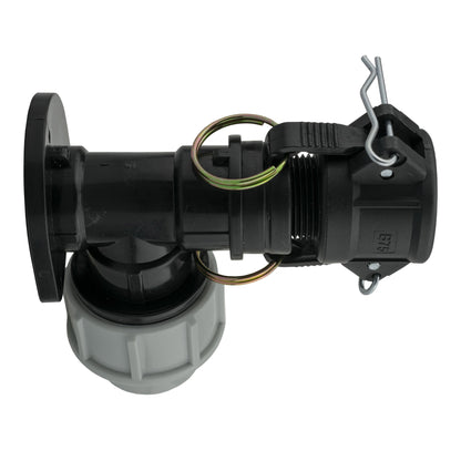 25mm MDPE Wall Kit – ¾″ Type B Camlock Coupler
