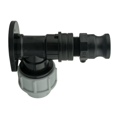 32mm MDPE Wall Kit – ¾″ Type F Camlock
