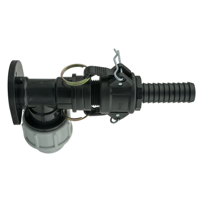 25mm MDPE Wall Kit – ¾″ Camlock B+E