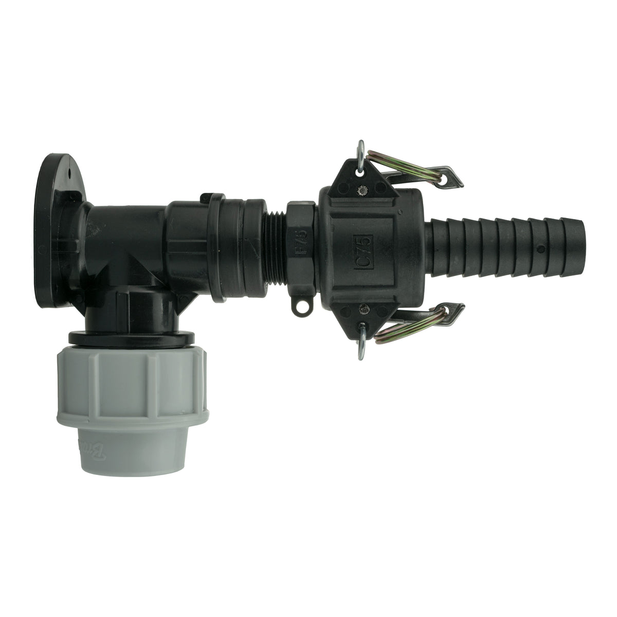 32mm MDPE Wall Kit – ¾″ Camlock F+C