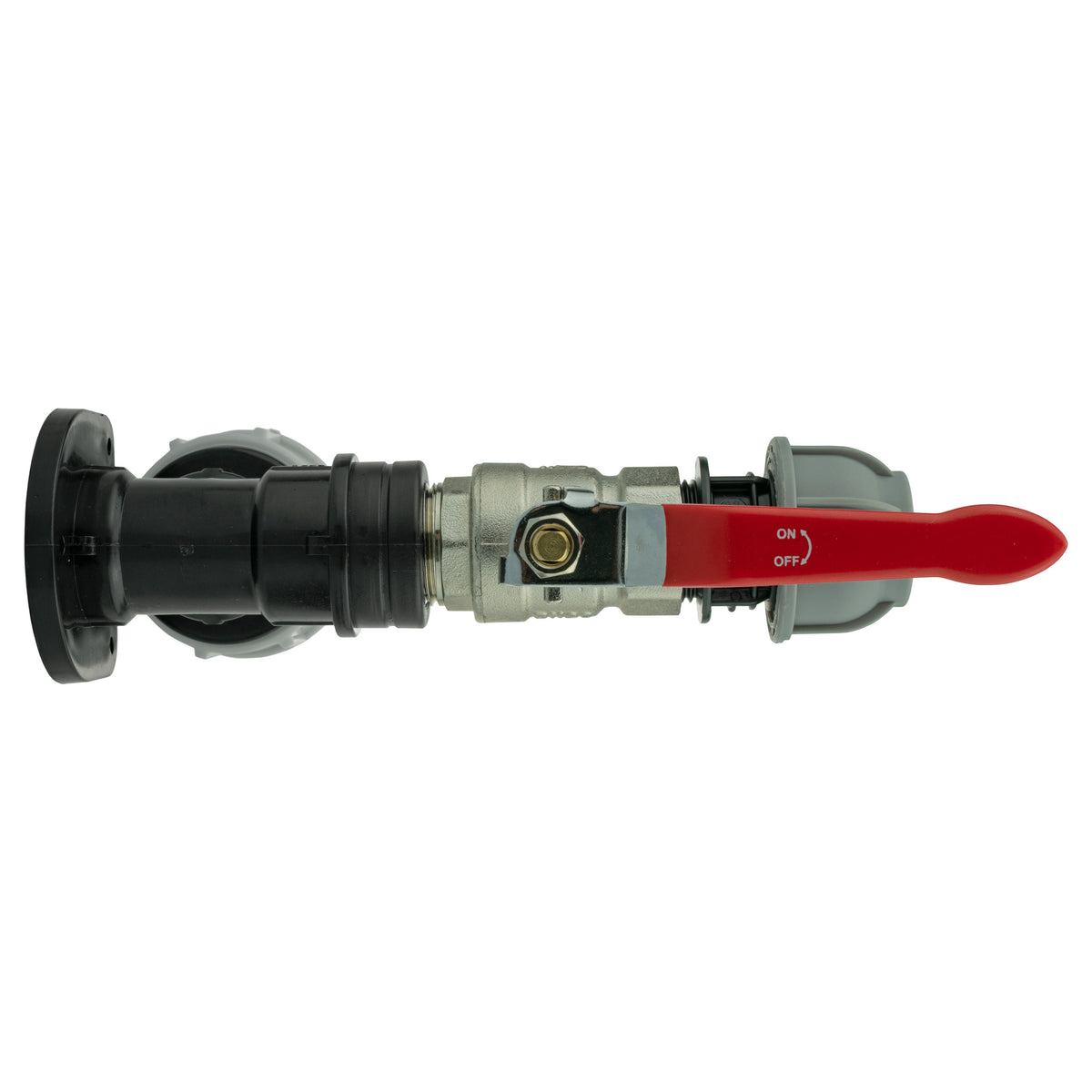 25mm MDPE Wall Kit – Lever Valve & 20mm MDPE Straight
