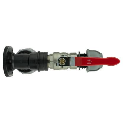 25mm MDPE Wall Kit – Lever Valve & 20mm MDPE Straight