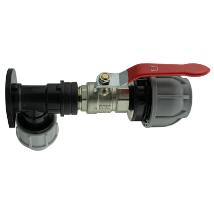 32mm MDPE Wall Kit – Valve & 32mm MDPE Straight