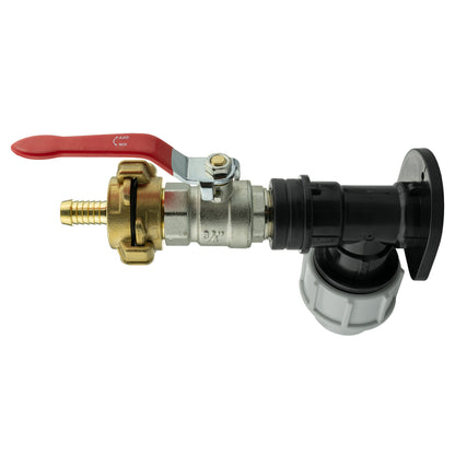 25mm MDPE Wall Kit – Lever Valve & 13mm Claw Hose Tail