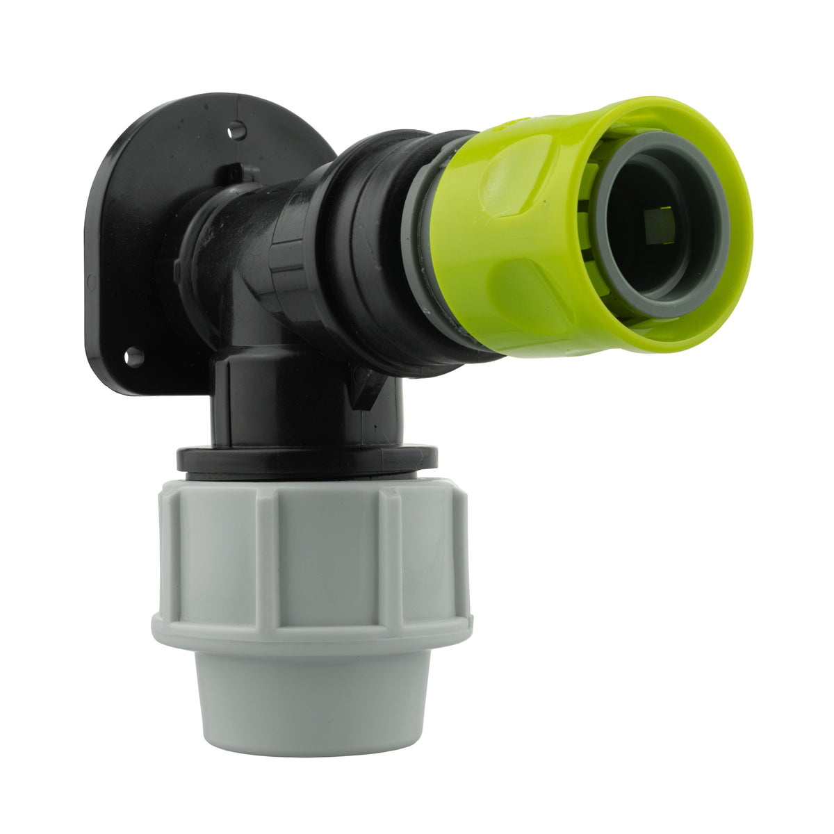 25mm MDPE Wall Kit – Female Quick-Connect Outlet