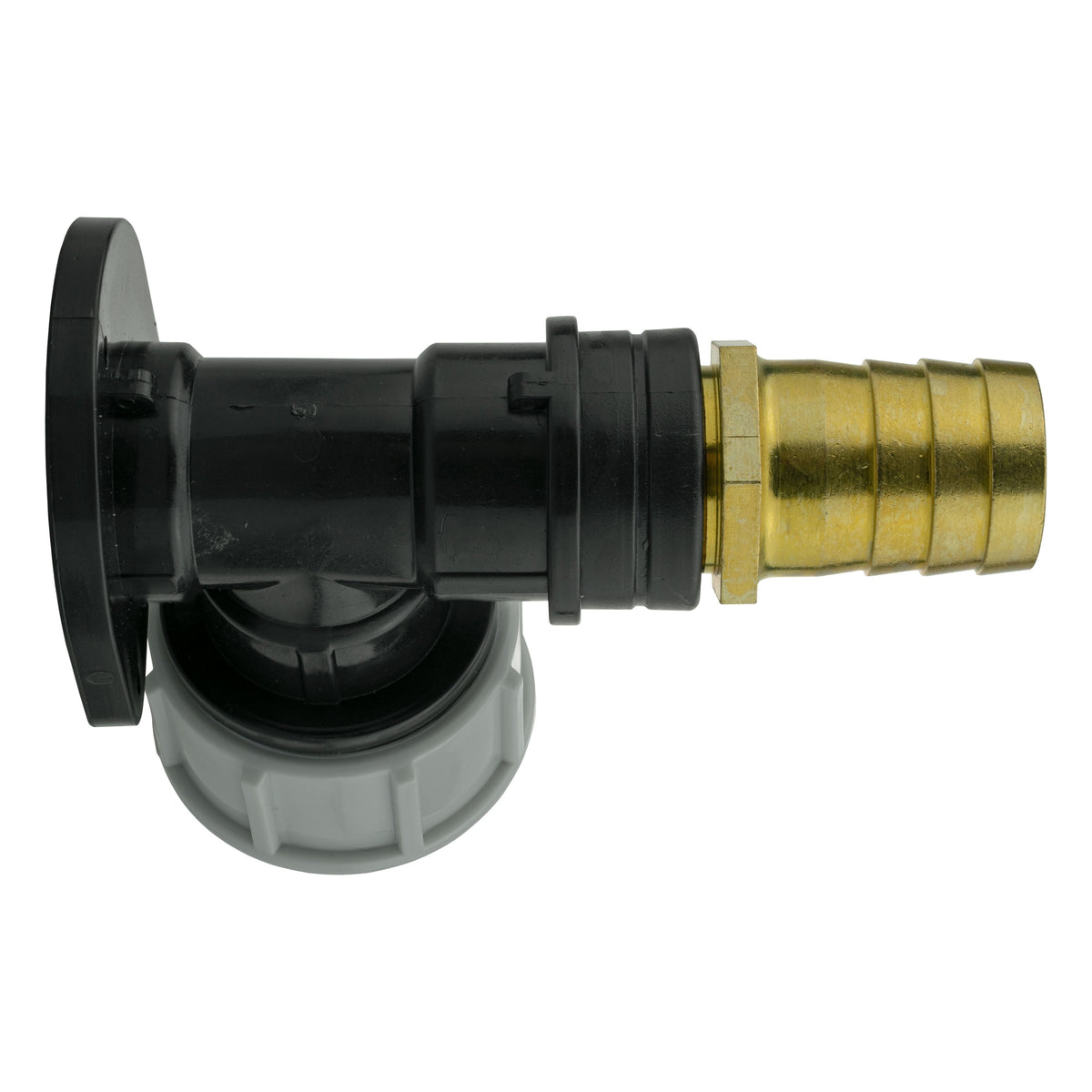 32mm MDPE Wall Kit – 25mm Brass Hose Tail