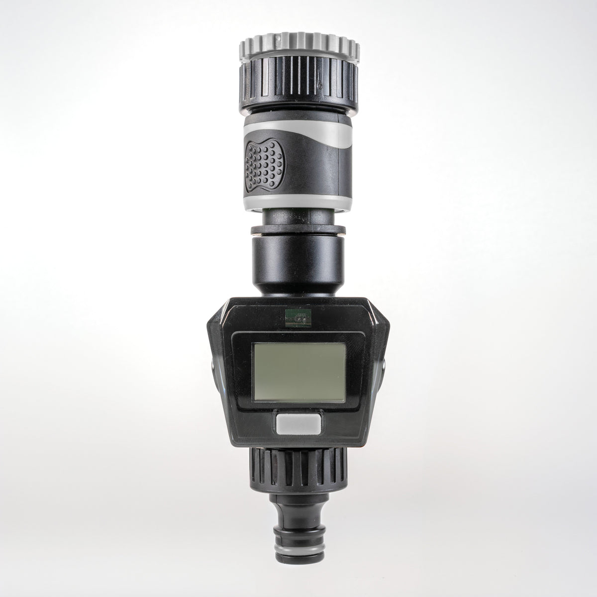 Digital Garden Water Flow Meter – Grey, BSP & Quick Adapters