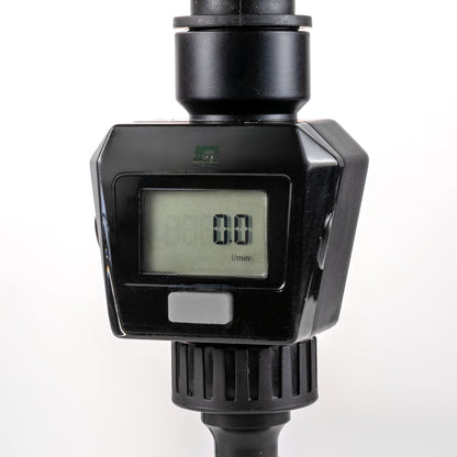 Digital Garden Water Flow Meter – Grey, BSP & Quick Adapters