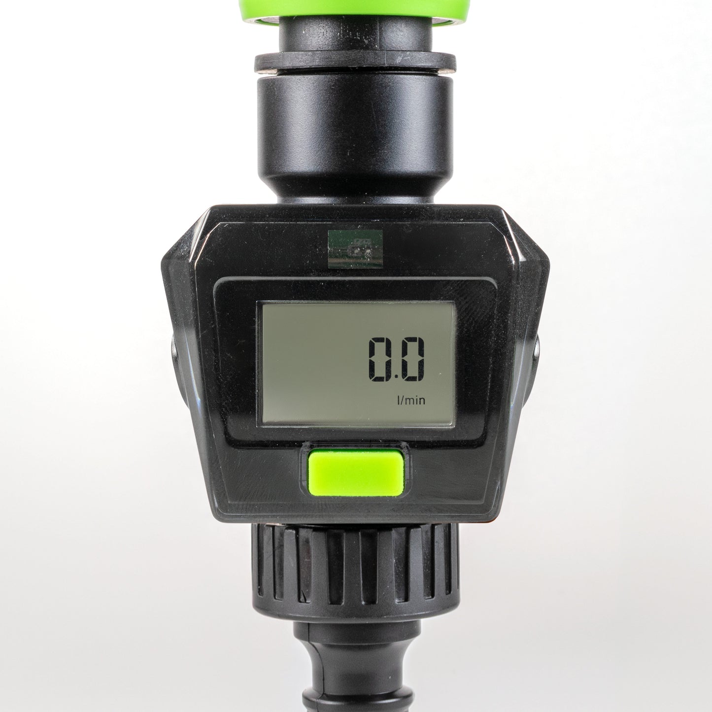 Water Flow Meter with Quick Connect Outlet (Green)