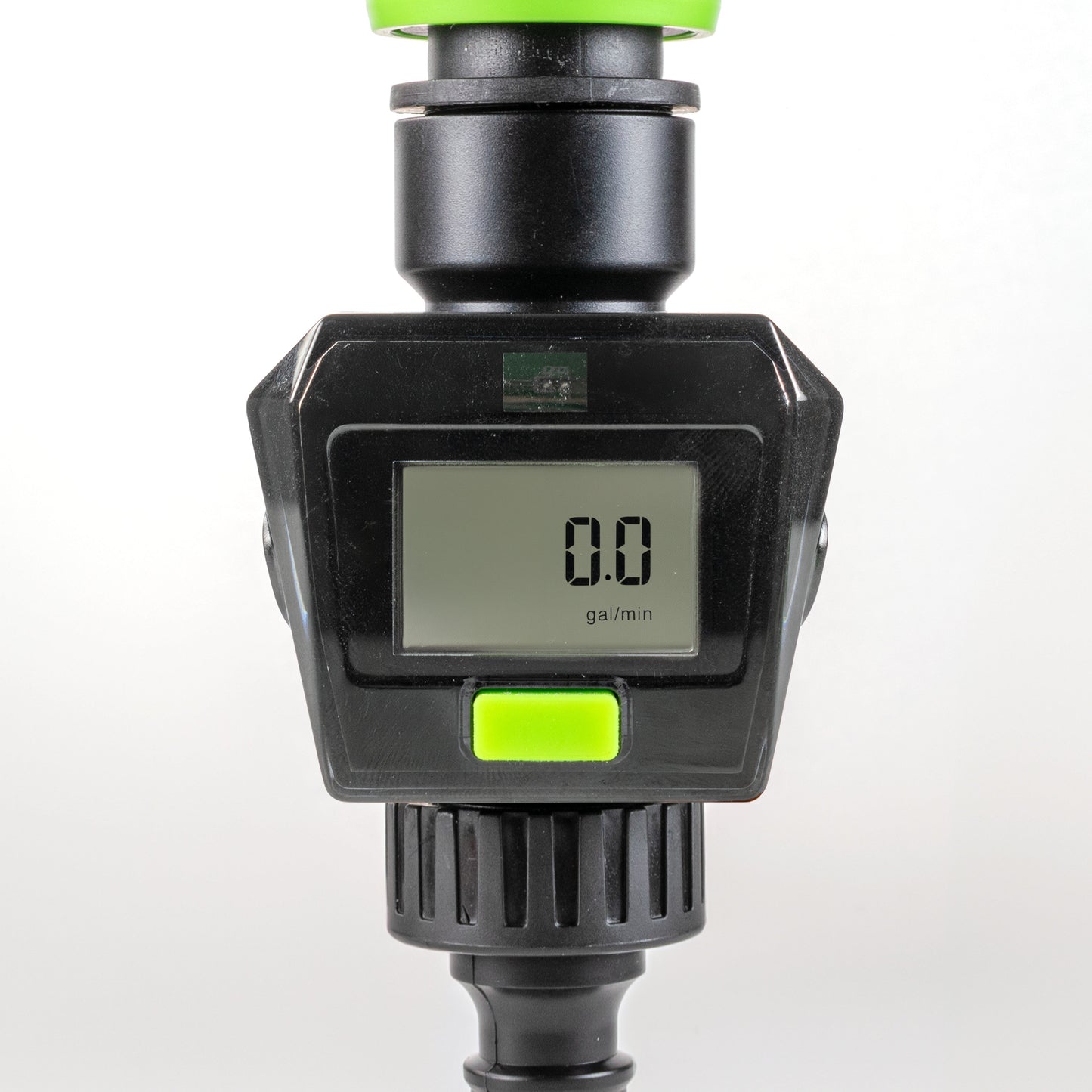 Water Flow Meter with Quick Connect Outlet (Green)