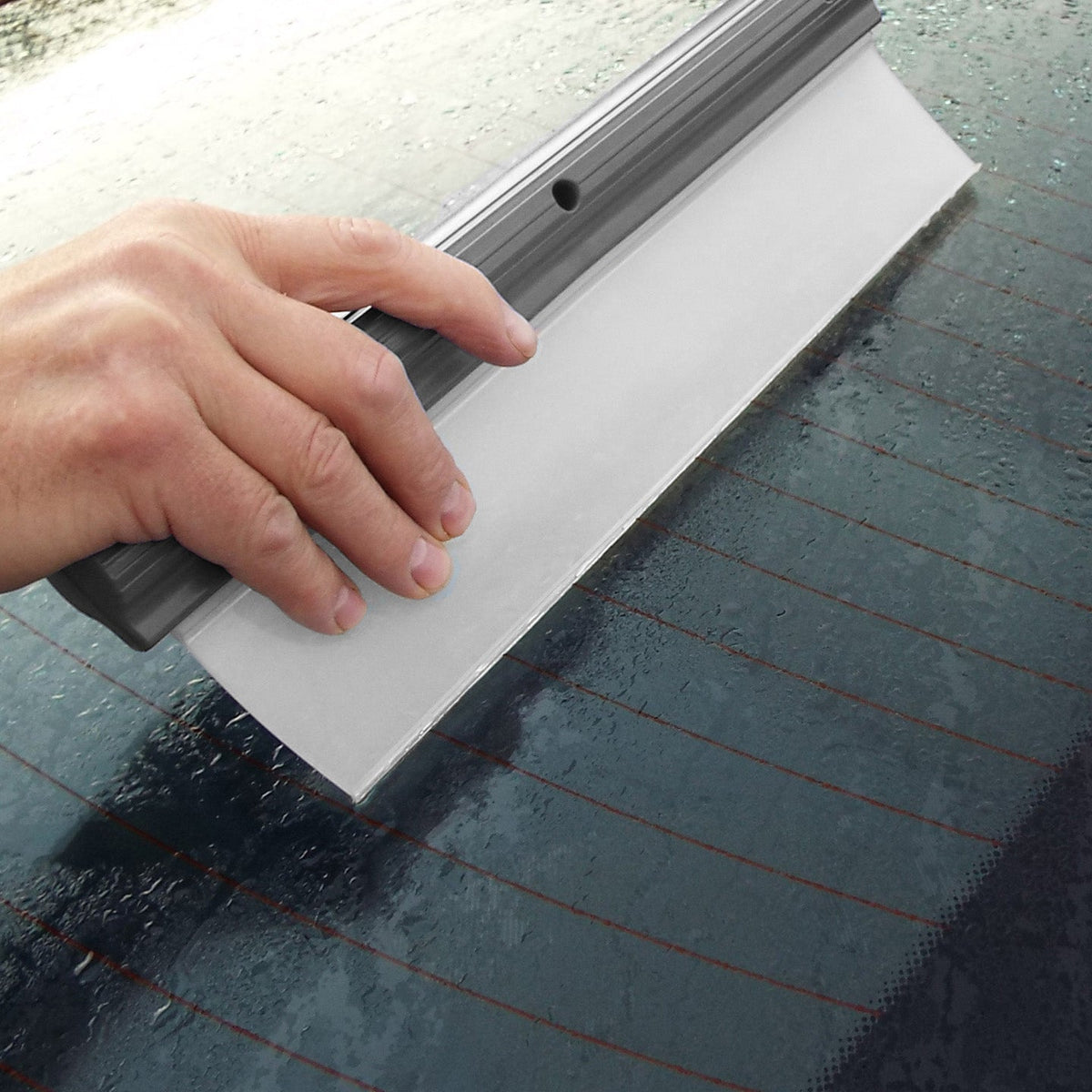 Handheld Silicone Windscreen Water Wiper – Grey