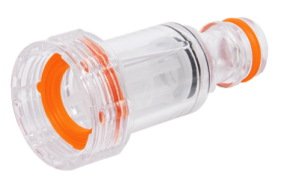 ¾″ BSP Female Tap Adapter with Removable Filter