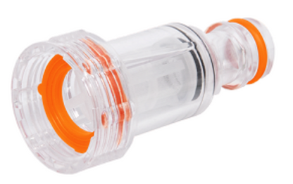 ¾″ BSP Female Tap Adapter with Removable Filter