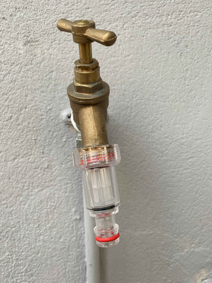 ¾″ BSP Female Tap Adapter with Removable Filter