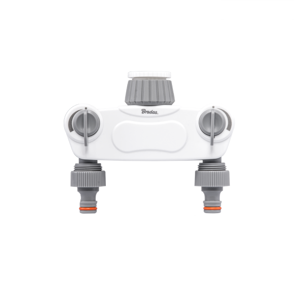 ¾″ BSP Water Butt Kit with White Line Two-Way Valves