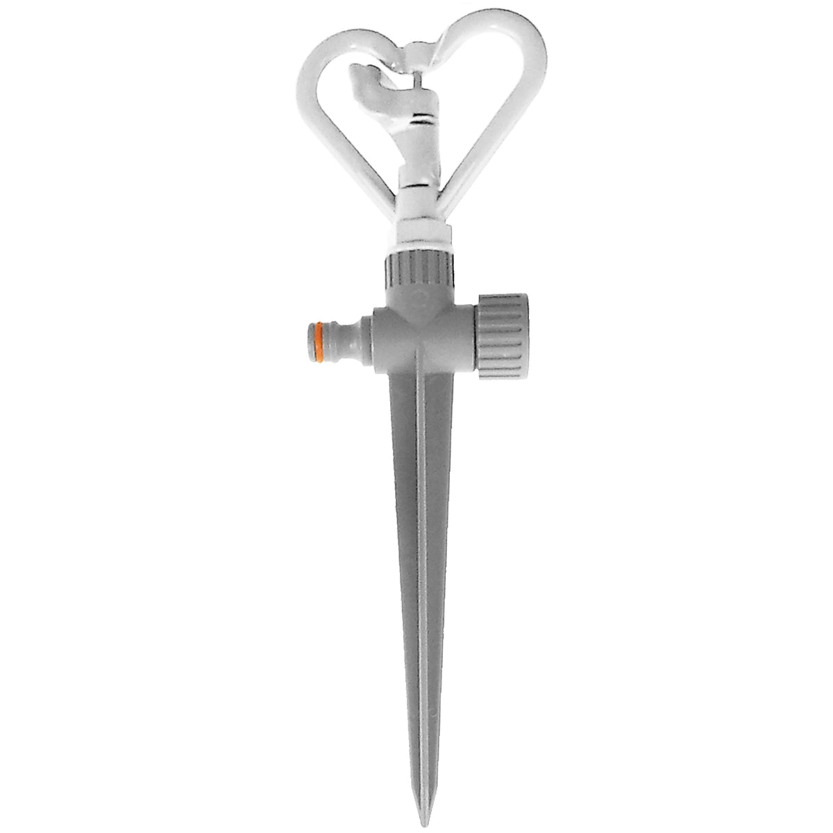 White Line Butterfly Rotary Sprinkler on Spike – De Luxe