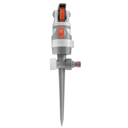 4-Pattern Gear Drive Sprinkler (White/Grey)