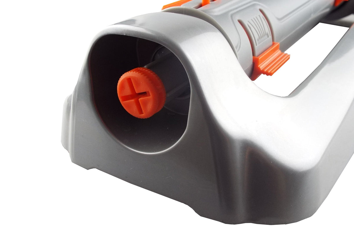 White Line Metal Oscillating Sprinkler – Adjustable Width & Range