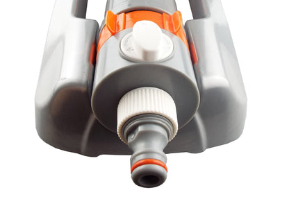 White Line Metal Oscillating Sprinkler – Adjustable Width & Range