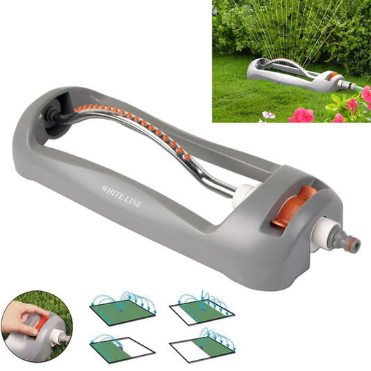 White Line Oscillating Bar Sprinkler with Adjustable Range