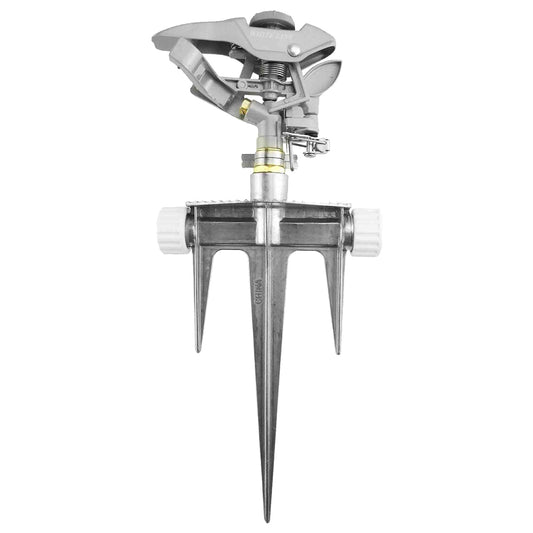 White Line Triton Pulsating Sprinkler on Triple Metal Spike