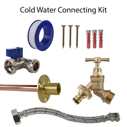 Brass Quick-Connect Bib Tap Kit – Compression Tee