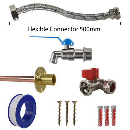 Single-Lever Garden Tap Kit – Compression Tee